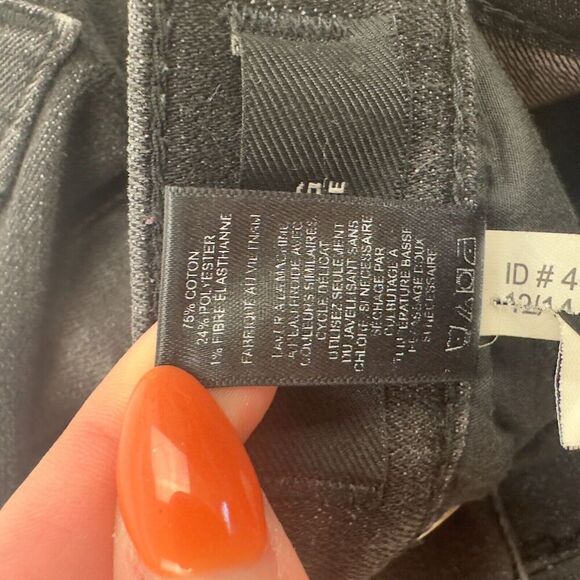 Express Jeans Mia Mid Rise Legging Skinny Gray Distressed Stretch Size 0R - Picture 9 of 12